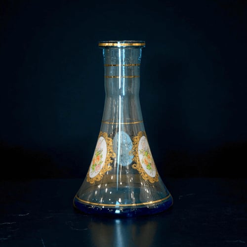 زجاج كريستال ذهبي مقاس 26