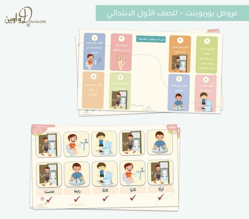 عروض مادة الفقه والسلوك - أول ابتدائي - الفصل الدر...