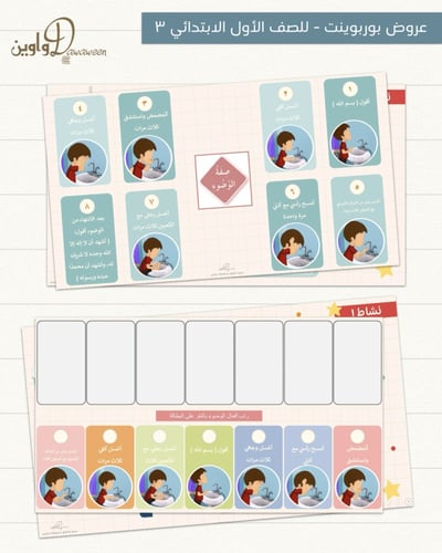 عروض مادة الفقه والسلوك | أول ابتدائي | الفصل الدر...