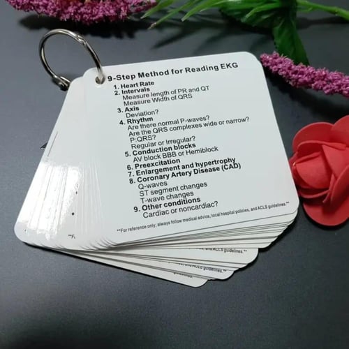فلاش كارد ECG Rhythm & Arrhythmias Card