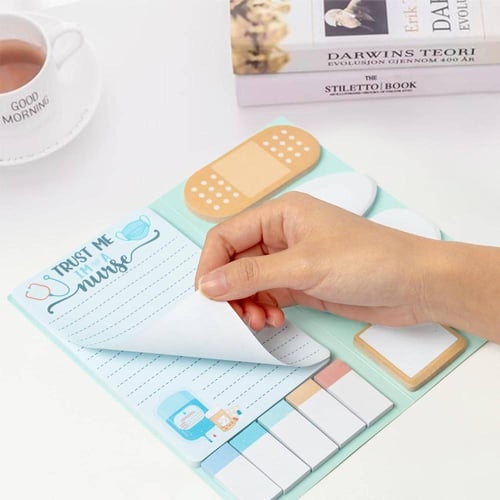 ورق ملاحظات لاصق، لكتابة الملاحظات.