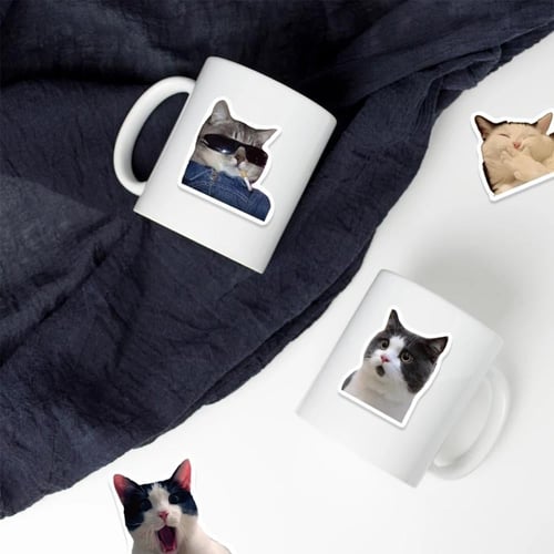 ستيكرات قطط، ملصقات قطط