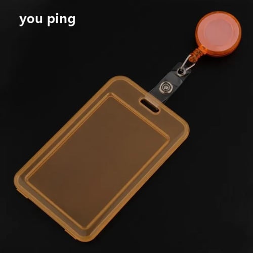 حامل البطاقة ID شفاف