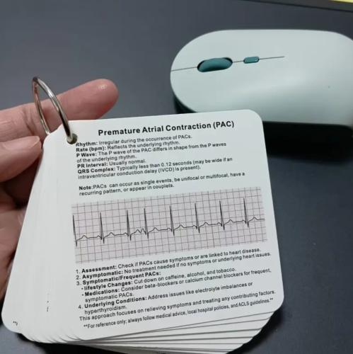 فلاش كارد ECG Rhythm & Arrhythmias Card