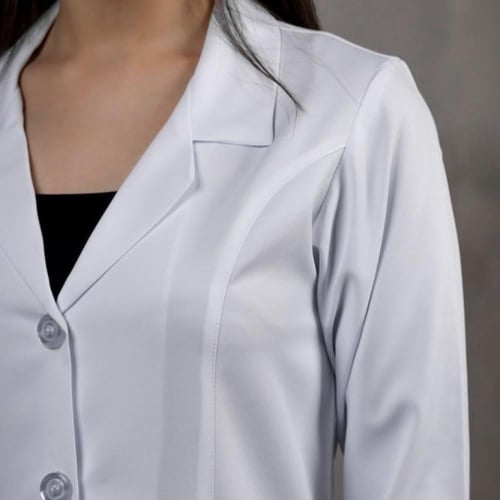 لابكوت طبي نسائي الوان النسيج - لاب كوت بالطو ألوا...