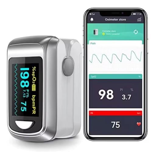 جهاز قياس الأكسجين Oximeter بخاصية البلوتوث