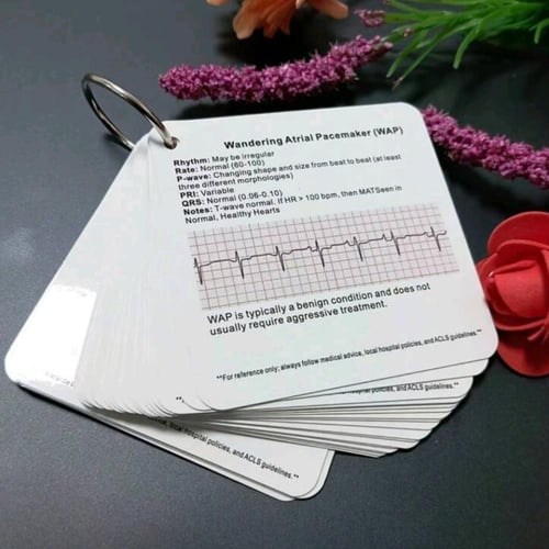 فلاش كارد ECG Rhythm & Arrhythmias Card