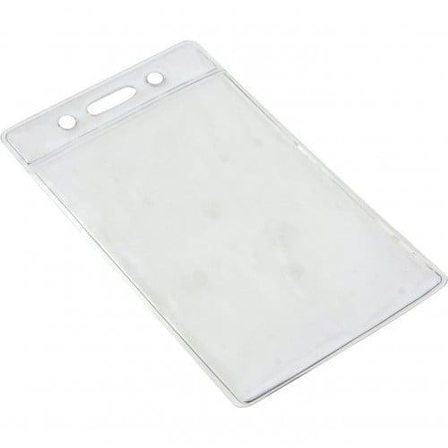 حامل البطاقة التعريفية بلاستيكي شفاف