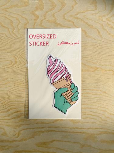 Ice cream sticker