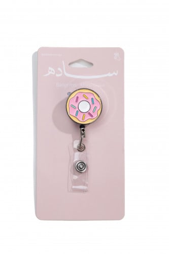 مثبت بطاقة دونات badge reel