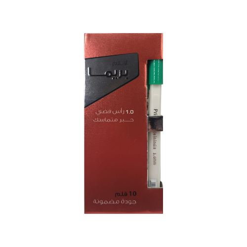 بكت أقلام حبر متماسك اللون الأخضر 10 أقلام 1.0 رأس...