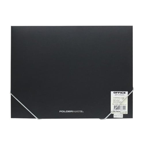حقيبة ملفات اللون الأسود جيب واحد مقاس A4 فولدرميت