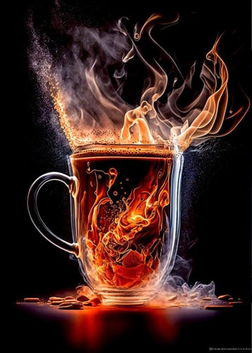 لوحة تزيين ركن القهوة 29×20 سم