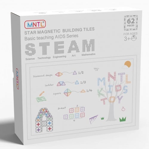 مكعبات المغناطيس 62 قطعة