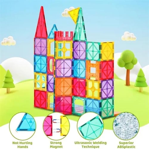 مكعبات مغناطيسية ثلاثية الابعاد 120 قطعة