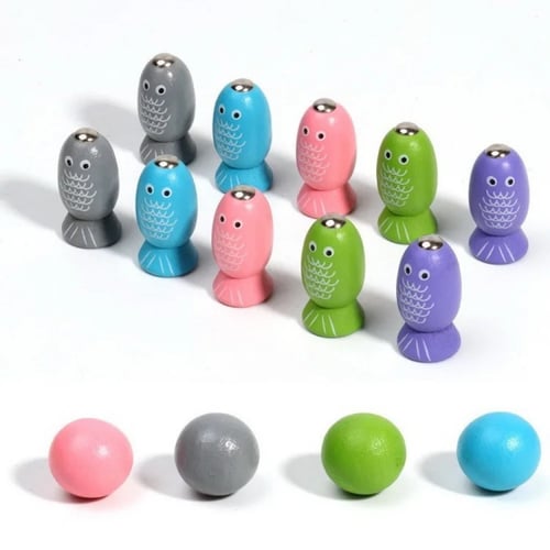 صيد السمك الخشبية