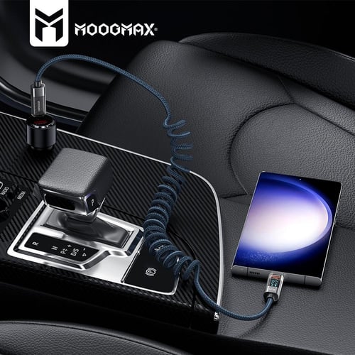 موج ماكس - كيبل قماش مضفر ذكي رقمي تايب سي الى تاي...