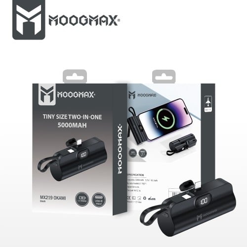 موج ماكس - بطارية بقوة 5000 مللي امبير بحجم الروج...