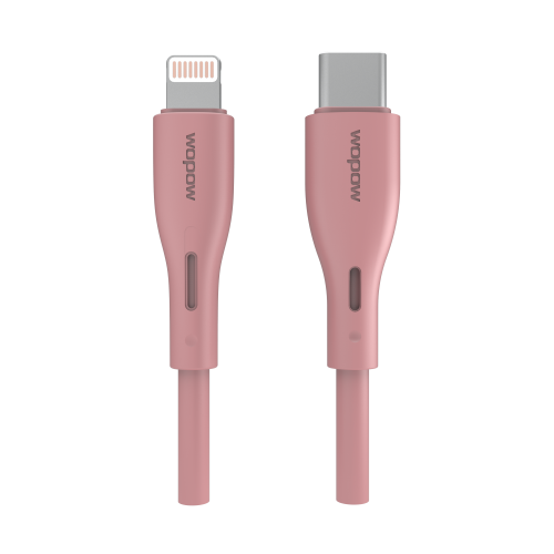 ووبو - كيبل بي دي لايتنينج بطول 1 متر - وردي