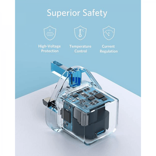 انكر - شاحن جداري كيوب باوربورت الجيل الثالث بمنفذ...