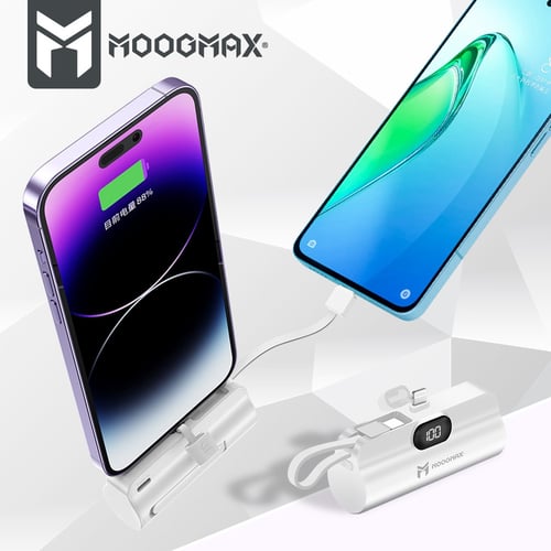 موج ماكس - بطارية بقوة 5000 مللي امبير بحجم الروج...