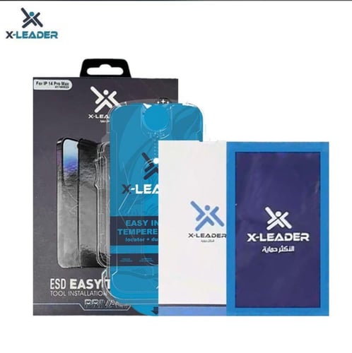 اكس ليدر - حماية الشاشة مع اداة مساعدة للتركيب لاج...