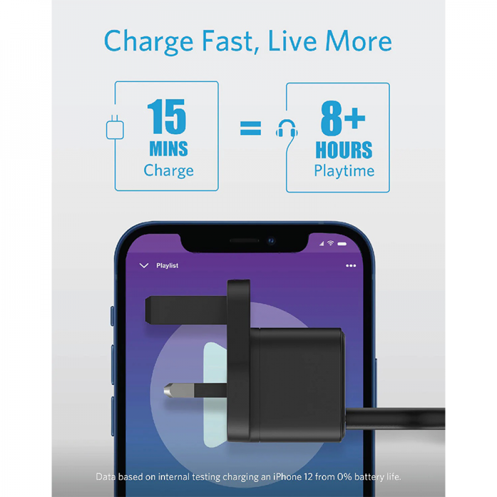 انكر - شاحن جداري كيوب باوربورت الجيل الثالث بمنفذ...