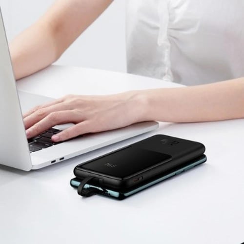 بيسوس - بطارية متنقلة بقوة 22.5 واط سعه 10000 ملي...