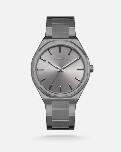 ساعة رجالية ستيل بلون رمادي