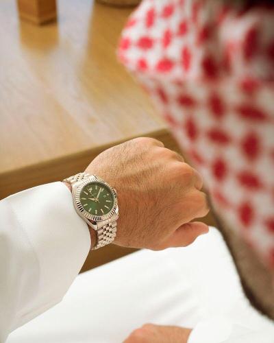 ساعة رجالية لافيتور كلاسيك بلون فضي
