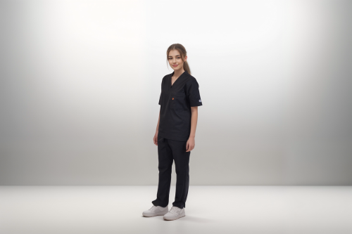 Scrub Lion's den - Black