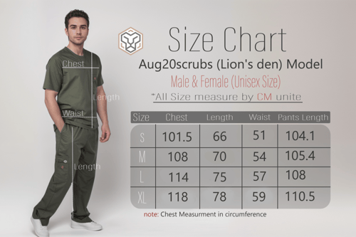 Scrub Lion's den - Gray