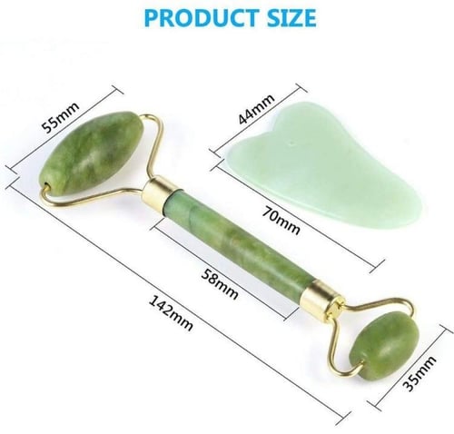 مجموعة العناية بالبشرة جاد رولر الأصلي + حجر التدل...