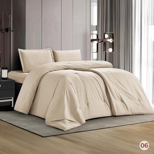 Hotel bedspread for two, plain, 6 pieces (6)