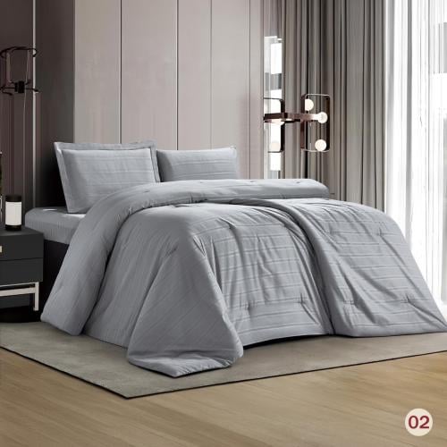 Hotel bedspread for two plain 6 pieces (2)