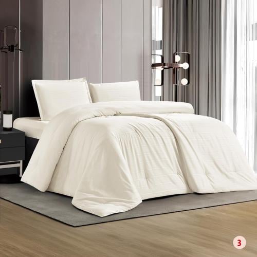 Hotel bedspread for two plain 6 pieces (3)