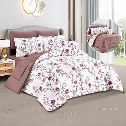 Summer double and a half bedspread, two sides, 4 p...