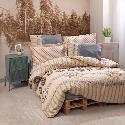 Turkish summer bedspread for two, 100% cotton, dou...