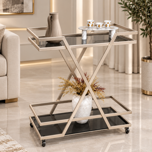 عربية تقديم بتصميم عصري متقاطع