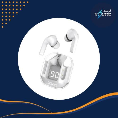 سماعة أذن ليفوري ايربودز كريستال S1 استريو مع شاشة...