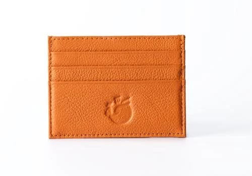 Orange card holder