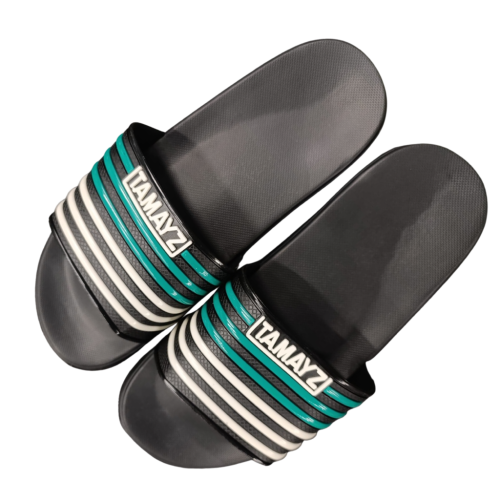 شبشب رجالي بمقدمة مفتوحة مخطط nazeeel