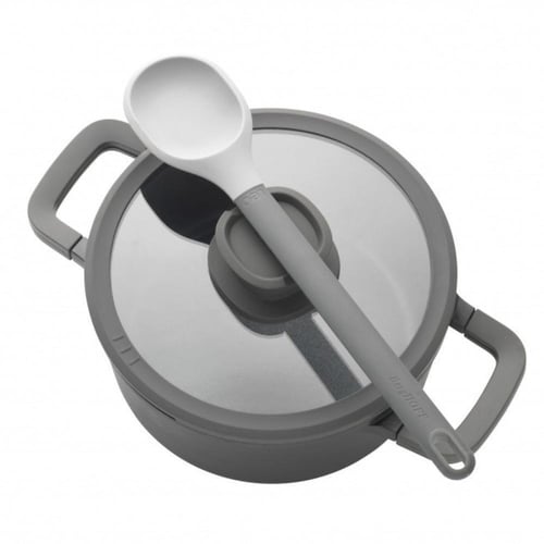 مقلاة عميقة غير لاصقة بغطاء مقاس 28 – مجموعة ليو س...