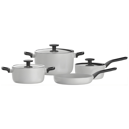 طقم أواني الطبخ غير اللاصقة 7 قطع – مجموعة ليو جلي...