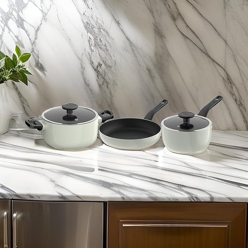 طقم أواني الطبخ غير اللاصقة 5 قطع – مجموعة ليو جلي...