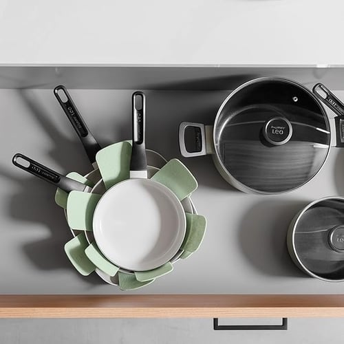 طقم أواني الطبخ غير اللاصقة 7 قطع – مجموعة ليو جلي...