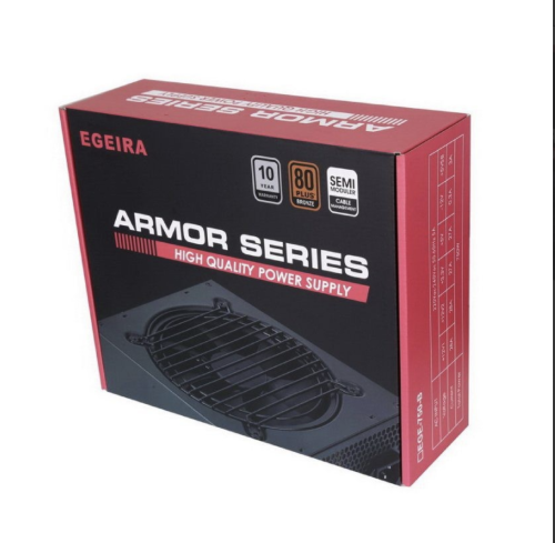 Egeira 750W, APFC, CE, Black Semi Modular 80+ Bron...