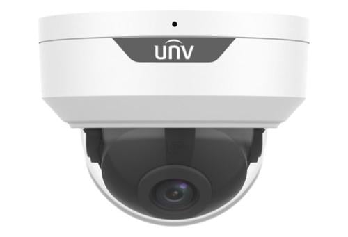 كاميرا Uniview EasyStar Mini Dome بدقة 5 ميجابكسل، مزودة بميكروفون، ومقاومة للصدمات IK10 – IPC325LE-ADF28K-G