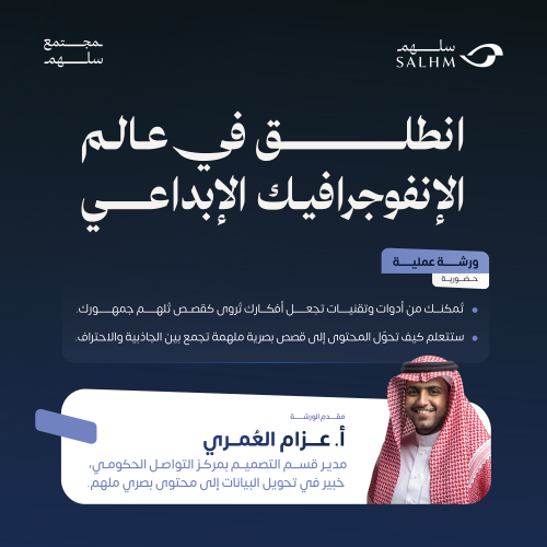 انطلق في عالم الإنفوجرافيك الإبداعي - عزام العمري