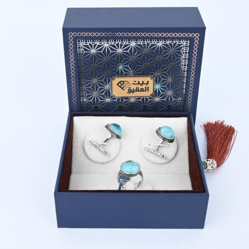 طقم حجر التوباز .